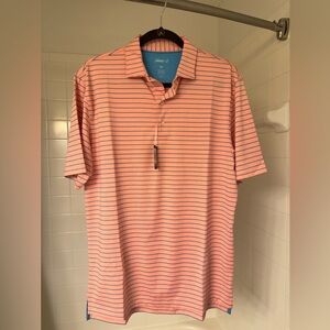 johnnie-O Newton Polo in Tango